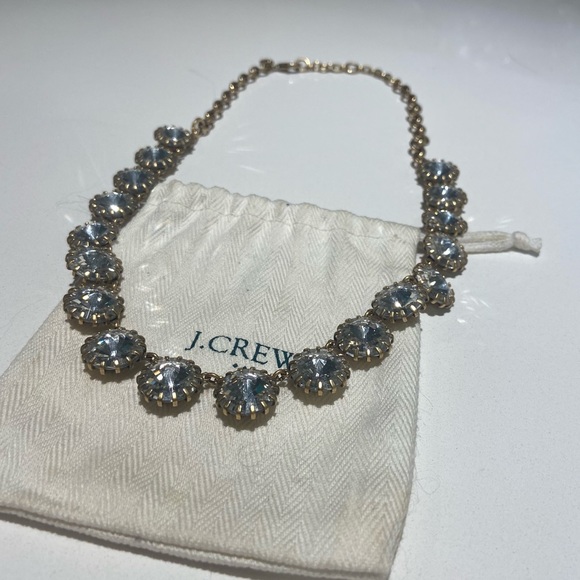 J. Crew Jewelry - J Crew Rhinestone Statement Necklace